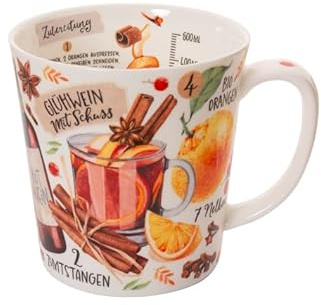 Kaffeebecher Glühwein Rezept, Kaffeetasse Tassen Teetassen Kaffeepott Henkelbecher Winter Weihnachten