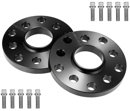 Élargisseurs Voie Élargisseur De Voie 15 Mm Pour VW 5x100/5x112 57,1, Adaptateur Cales Moyeu, En Aluminium Forgé Voiture Entretoise Rondelles