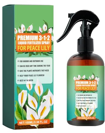 Spray per fertilizzanti da giardino – 100 ml, nutritiva, esaltatore per la crescita delle piante | Soluzione delicata 3 1 2 formule per il giardino di casa, spray fertilizzanti, nutrienti