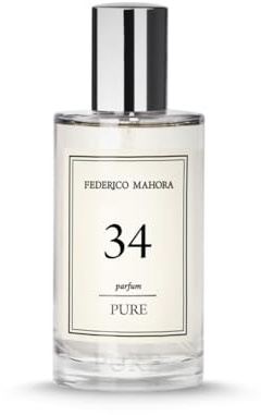 Pure 34 Damparfym 50 ml | Frisk Chypredoft med Ananas, Jasmin och Vanilj | Lätt Elegant och Långvarig Doft