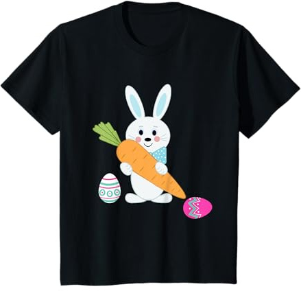 Lapin De Pâques Garçons Oeuf de Pâques Joyeuses Pâques T-Shirt