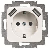 Busch-Jaeger 20 EUCB2USB-214 SCHUKO®-/2x USB-Steckdose Alpinweiß 2CKA002011A6264
