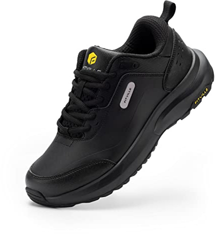FitVille Extra Weit Wanderschuhe Herren Leicht Trekkingschuhe Wasserdicht Outdoor Schuhe Bequeme Laufschuhe Fitness Walkingschuhe mit Fußgewölbestütze Sneaker für Breite Füße Gr.39.5-50