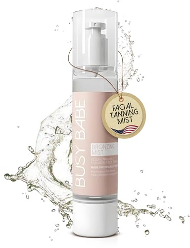 Bronzing Facial Tanning Mist - Face Tanner Spray For A Natural, Non-comedogenic Tan - Daily Self Tanning Mist With 100% Natural DHA Actives - Quick Tan Spray For Face - 3.38 Fl Oz