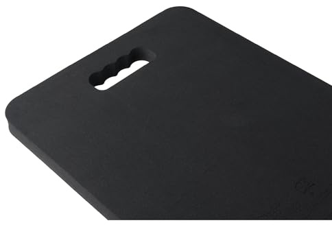 Kneetek FR 200 Kniekissen 470 x 320 x 23 mm, 480 g | Flammhemmender, selbstverlöschender Zellkautschuk für Schweißer, Metallbau und Schlosserei – mit Tragegriff, isolierend
