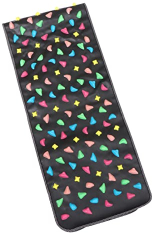 Fußmassagematte 175x35cm Faltbar aus Leder und Pp | Druckpunktmassage für Füße, Innen und Außen Nutzbar, Platzsparend Verstaubar, zur Entspannung