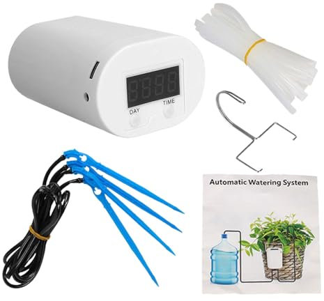 de riego por goteo para plantas, de riego automático para plantas, de riego por goteo inteligente para plantas, kit de riego por goteo automático con temporizador digital progr