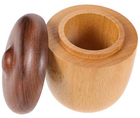 Amosfun Holz Wattepadspender Mit Deckel Großer Baumwollstäbchenhalter Stabile Desktop Holzbox Für Haushalt Langlebiger Schlafzimmer Organizer Für Wattestäbchen Und Zahnstocher