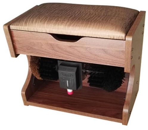 RVUEM 03, Machine à Cirer Les Chaussures à Induction Automatique, Cireuse à Chaussures éLectrique, Brosse à Chaussures, pour EntréE, Gare, HôTel, Maison, Bureau