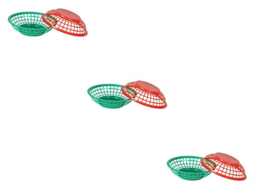 LABRIMP 6piezas Cesta De Plástico Para De Almacenamiento Práctico y Diseño Para Drenaje Para Cocina y Doméstico