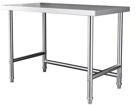 Edelstahl Küche Arbeitstisch, Arbeitstisch, Küchentisch, Edelstahl Zubereitungstisch, Lebensmittel Zubereitungstisch, für Speisekammern, Restaurants, Küchen, Großküchen(80*50*80cm/31.5*19.7*31.5in)