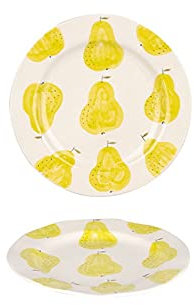 Platos de Porcelana para Cena, Redondos de 23 cm, para Postre, Ensalada de Frutas, Carne y Otras vajillas Modernas de Porcelana para Servir en la Cocina, A, 23 cm (C, 23 cm)