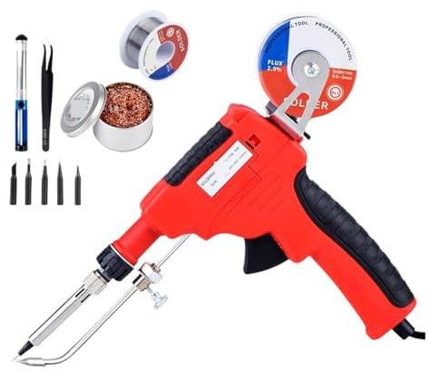 Soldador Eléctrico De 80 W Con Alimentación Manual De Estaño For Reparación De Soldadura Ampliamente Utilizado(SET 03)