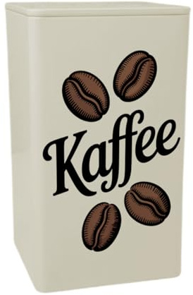 speecheese Kaffeebohnen Vintage KaffeeDose 900ml MetallDose 900ml im Retro-Look, ideal für Nostalgiker