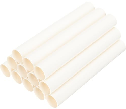 MUSISALY 36 Moldes Huecos para Hornear Pan de Cuerno, Molde de Papel Antiadherente de 2 Cm, Diseño Espiral y Forma de Cuerno, Apto para Repostería Casera, Paquete de 36 Unidades