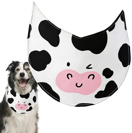 Babero para Perros Toalla Ajustable Impermeable con Estampado | Bufandas para Mascotas para Navidad, diario, vestimenta , Pascua, Halloween y de disfraces