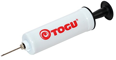 Togu Unisex – Erwachsene Ballpumpe Doppelhub Pumpe, Weiß, Einheitsgröße EU