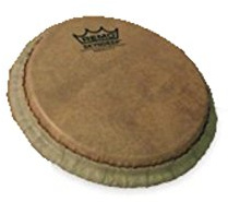 Remo Percussionfell Skyndeep Bongo – Calfskin Graphic – Um Stahlreifen gewickelt – 7,15″ – M9-0715-S4-SD003