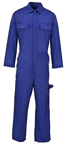 Overall für Erwachsene, Arbeitskleidung, in Großbritannien entworfen Gr. XXXXL, königsblau