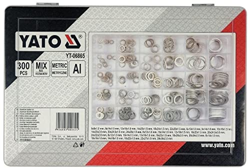 Aluminium Dichtringe Sortiment O-Ring 300 tlg. Unterlegscheiben
