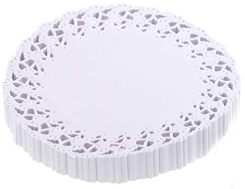 TAMLED Tortenspitzen rund 16 cm 250 Stück Weiss