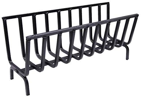 Fonderia Bongiovanni | Brucialegna | porta legna | portalegna da interno | portalegna da esterno | braciere | in ferro per camino e barbecue (cm 72x25x32h)