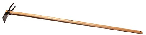 Gartenhacke 2 Zinken, schwere Ausführung, mit Eschenstiel (130 cm)