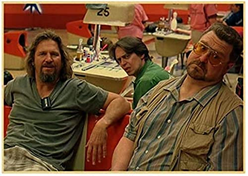 Poster The Big Lebowski Vintage-Filmplakat, Wandkunst, Bilder, Leinwand, Malerei, Poster Und Drucke, Heimdekoration 50X70Cm Kein Rahmen