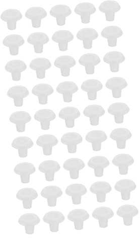 Garneck 90 Stk Vorhang Zubehör Leiterschnur Knopfstecker Kaninchenkäfig Fenstervorhänge durchsichtige Vorhänge Jalousien-Pom-Knöpfe Jalousiestopfen Einfach Führung Holzläden anschließen