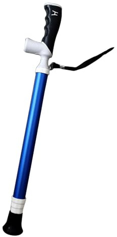 Nordic Walking Trekking Stavar-Handtag med dubbla ändamål Anti-Shock och Quick Lock System Justerbara vandringsstavar för ryggsäcksutrustning(38~105cm)