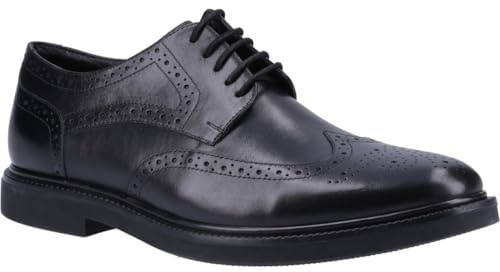 Hush Puppies Kingston Brogue, svart, 10 UK