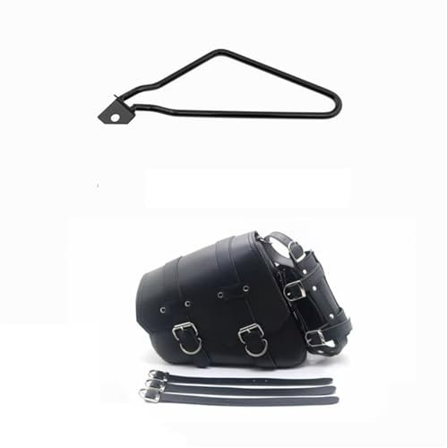 Motorrad Gepäckträger Hinten Motorrad Satteltaschen Gepäcktasche & Satteltasche Stützstangen Halterung Für Für Mondial HPS 125 300 Motorrad Gepäckträger(Bracket and Bag a)