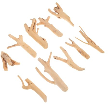 GRIRIW 10stücke Natur Driftwood Für Aquarien Dekorative Korallenholz Wurzeln Für Natürliche Aquariengestaltung Sichere Und Langlebige Aquarienzubehörteile