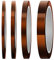 LUTER - Cinta adhesiva de alta temperatura, 4 rollos resistentes al calor, para sublimación, impresora 3D, soldadura a la onda (3 mm/5 mm/8 mm/12 mm x 33 m, leonado)