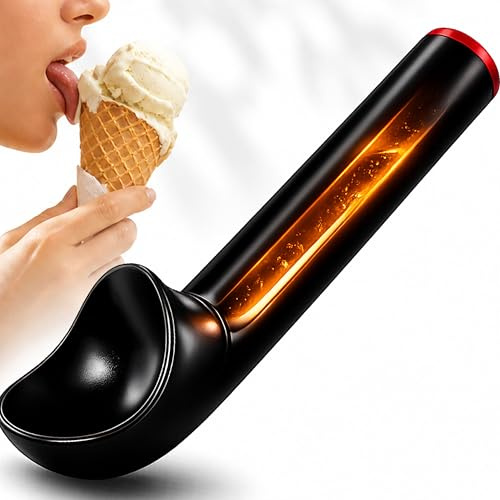 Gastronette® - Porzionatore per gelato a forma di sfera, cucchiaio per gelato, scaldavivande, volume 1/24