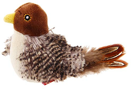 Vealind Melody Chaser Pet Bird Interactive Cat Toy Plush Toys for Dogs and Cats (Bird)