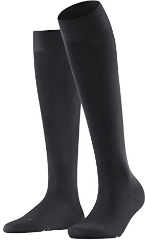 FALKE Damen Kniestrümpfe Vitalizer W Kh Baumwolle mit Kompression 1 Paar, Grau Anthracite 3599, 39-40