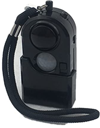 HUTSRAI Viaggio Portatile Mini PIR Rilevatore di Movimento Infrarossi Allarme 120DB Sicurezza Domestica Antifurto