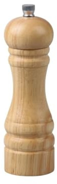 FM Professional Moulin à Poivre en Bois Noir 18 cm | Assaisonnement précis, Bois et céramique, Format 18 cm, Poivre et sel de table, Garantie 2 ans
