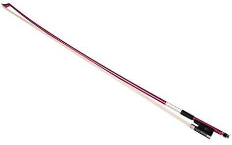 Violinbåge, Färgad Kolfiberstråke Violinbåge 4/4 Fiol Med Utsökt Utförande för Din Gamla Fiolbåge (Purpur)