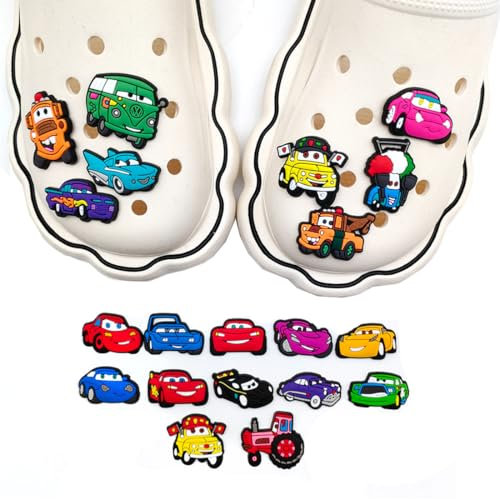 MIRKUZI Bijoux de chaussures Paquet de 20 pinces à chaussures, ornements de chaussures pour enfants, décorations de pointes de chaussures DIY, ornements de chaussures mignons pour filles