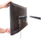 Supporto per TV a muro a secco senza borchie per TV da 13-55 pollici, staffa da parete per TV senza perno Max VESA 400 x 400 mm fino a 45,4 kg, universale, si adatta alla maggior parte dei televisori