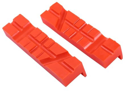 SHINEOFI 2pezzi Striscia Protezione Per Morsa Da Cuscinetto Per Ganasce Multiscanalate Protezione Per Morsa Da Custodia Per Ganasce Tappetino Per Per Metalli e Costruzione