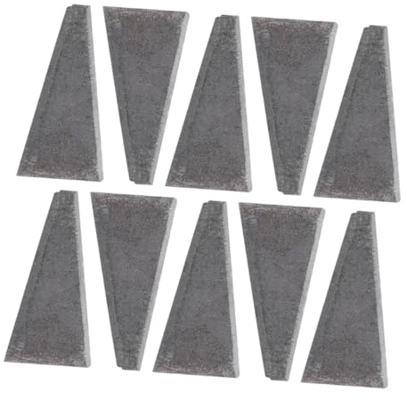 Operitacx 20pcs Triangle Wedge Axe Handle Reinforcement Carbon Steel Axe Repair Wedge Tool for Sledge Hammer