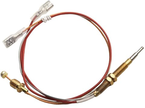FUANA Thermoelement für Terrassenheizer, 400 mm oder 600 mm, mit M6 x 0,75 Gewinde und M8 x 1 Endanschluss, Metall-Gasheizer, Sicherheitssensor, Heizkörperzubehör
