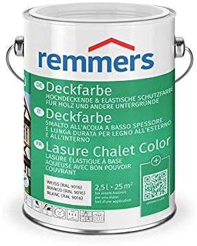 Remmers Deckfarbe flaschengrün, 5 Liter, Deckfarbe für innen und außen, Wetterschutzfarbe viele Untergründe, hochdeckend, wetterfest