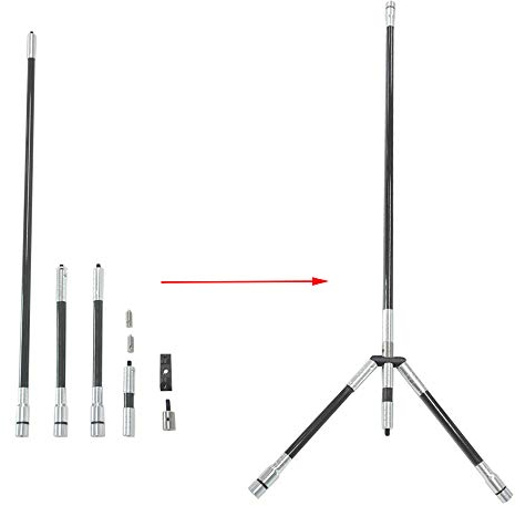 ZSHJG Bogenschießen Carbon Stabilisierer Stange System Carbon Stabilisatoren System Set Carbon Balance Rod für Recurve und Compound Bogen