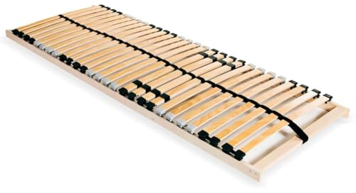 vidaXL Somier de láminas sin colchón con 28 Listones 7 Zonas 70x200 cm