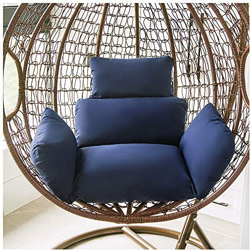 YLXD Hängesessel Kissen,Hängesessel Schaukelstuhl Kissen für Außenbereich, Garten, Terrasse, Hängestuhl Kissen Auflagen Polster für Schwingsessel(Ohne hängenden Stuhl)