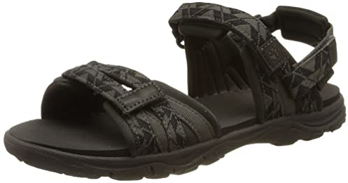 Jack Wolfskin Jungen Unisex Kinder 2 In 1 K Sandale, Phantom/Grey, 28 EU